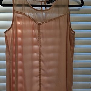 a.n.a Peach Sheer Sleeveless Camisole